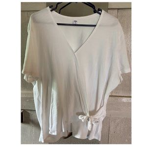 Old Navy Short Sleeve Knit Wrap Shirt